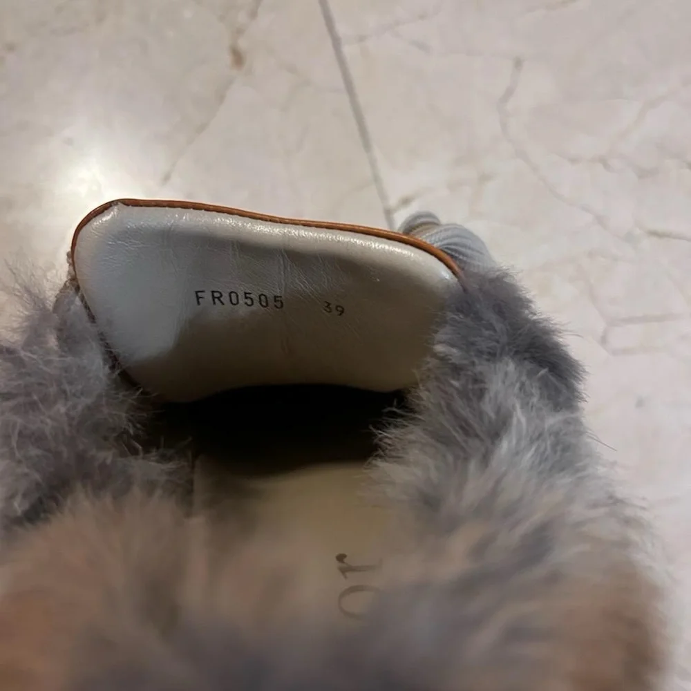 Dior fur & suede sneakers - Picture 5 of 7